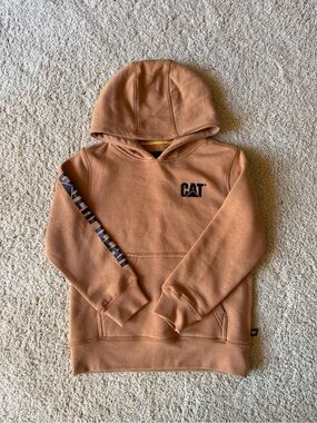Caterpillar Kids Hoodie Brown